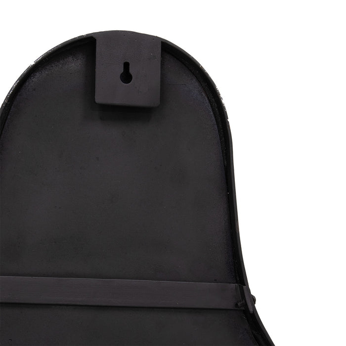 Giga Meubel - Spiegel Organisch - Zwart Metaal - 65x5x110cm - Dory