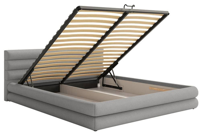 NADUVI Collection Gestoffeerd bed Alvaro chenille 180 x 200 met