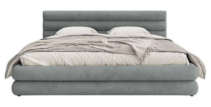 NADUVI Collection Gestoffeerd bed Alvaro chenille 180 x 200 met