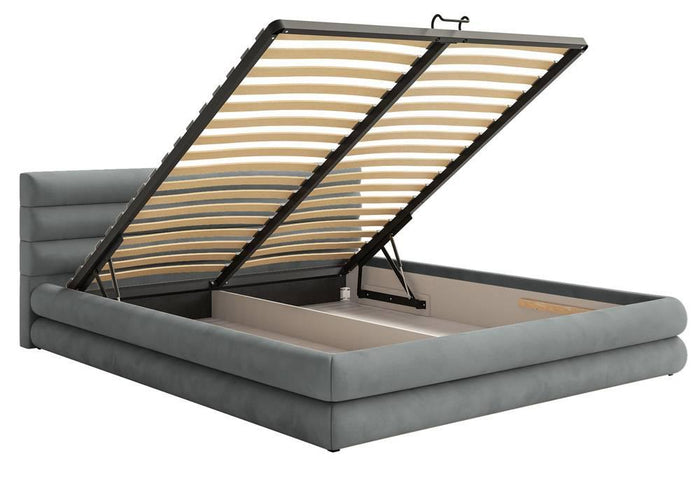 NADUVI Collection Gestoffeerd bed Alvaro chenille 180 x 200 met