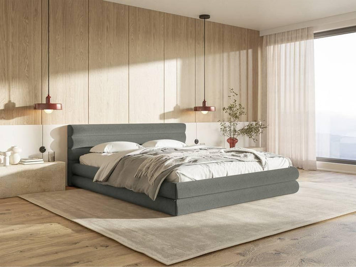 NADUVI Collection Gestoffeerd bed Alvaro chenille 160 x 200 met