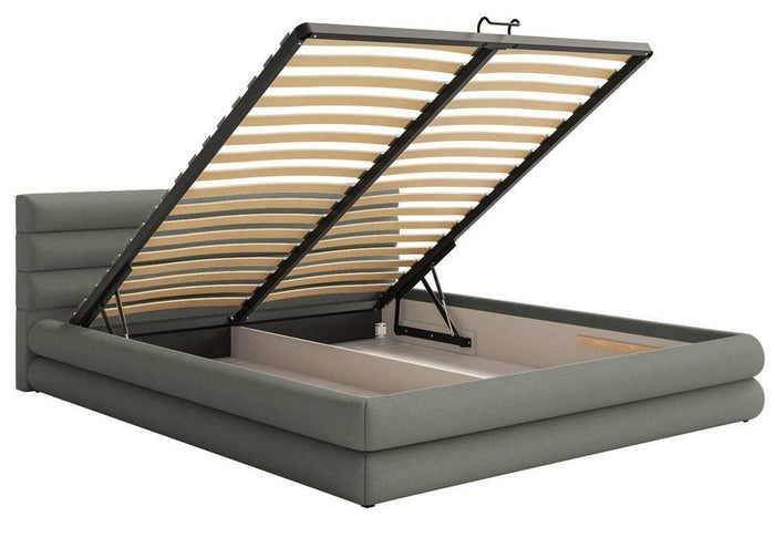 NADUVI Collection Gestoffeerd bed Alvaro chenille 160 x 200 met