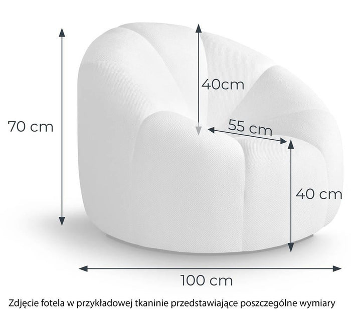 NADUVI Collection Fauteuil Plush