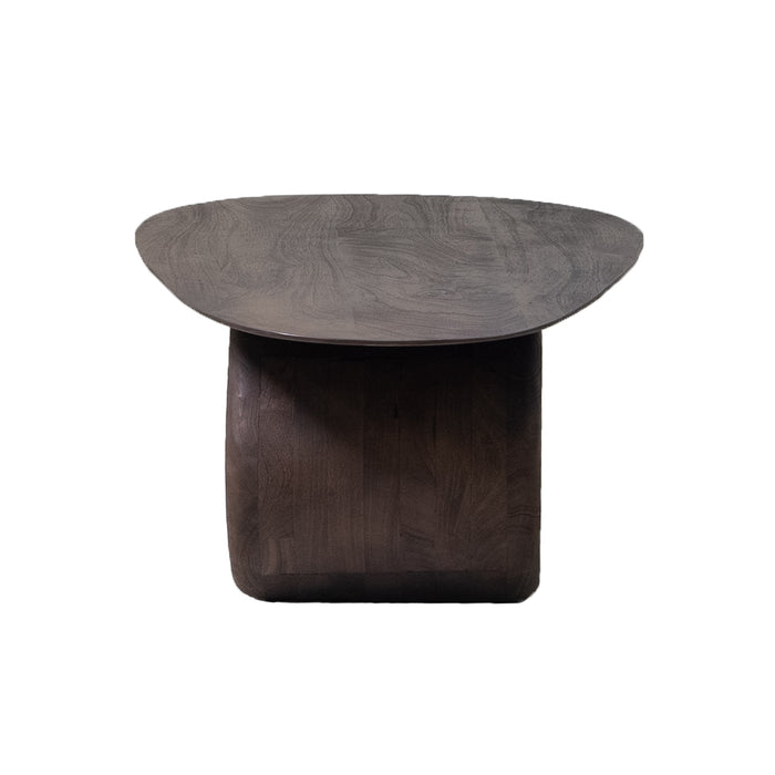 Giga Meubel - Salontafel Organisch 100cm Bruin - Ebbe