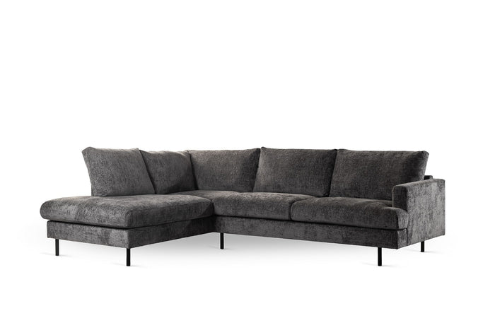 Giga Meubel - 3-Zits Hoekbank Haga Antraciet Links