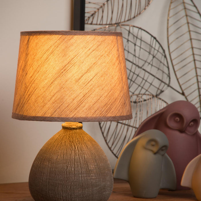 Lucide RAMZI Tafellamp - Bruin