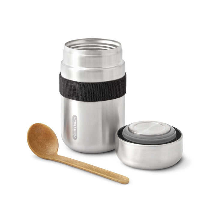 Black+Blum RVS Thermos Voedselcontainer - 400ml - Zwart
