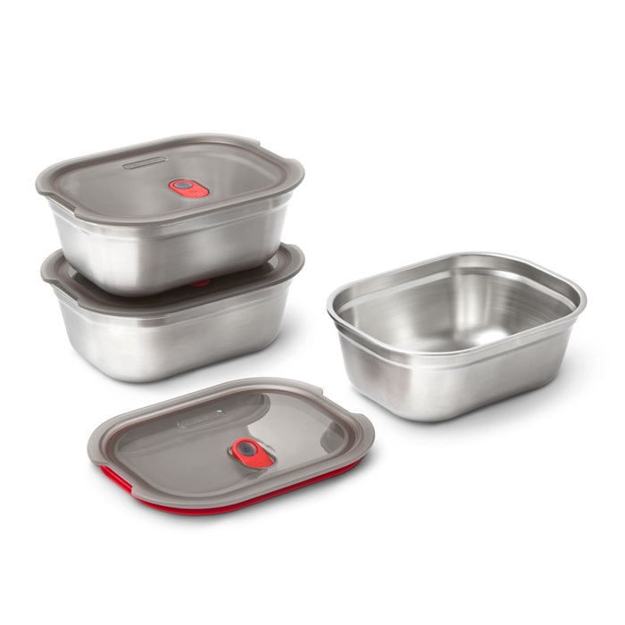 Black+Blum RVS Vershoudbakjes Set - Small