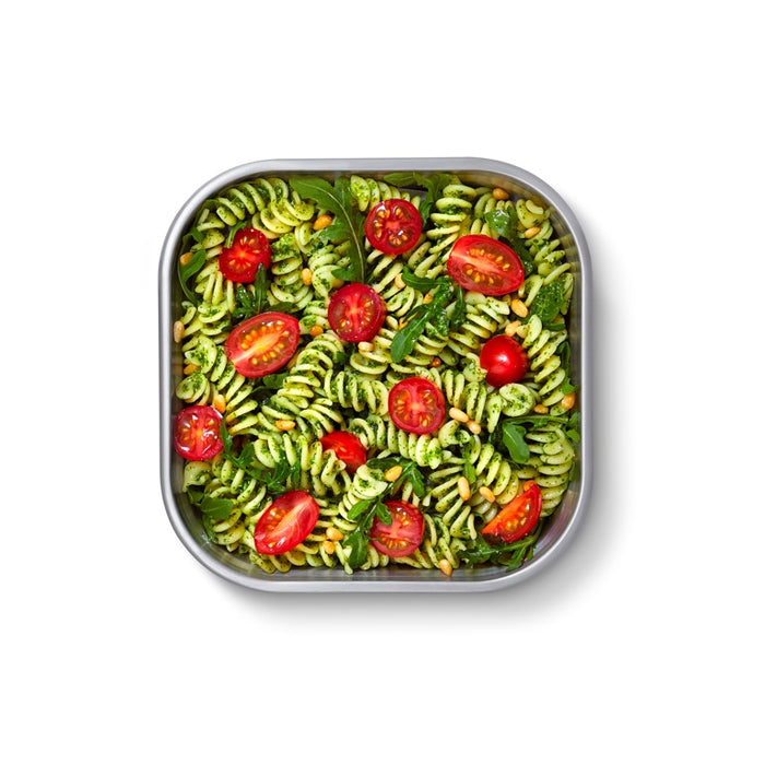 Black+Blum RVS Lunchbox - Geschikt voor Magnetron - Vierkant - 1.1 Ltr