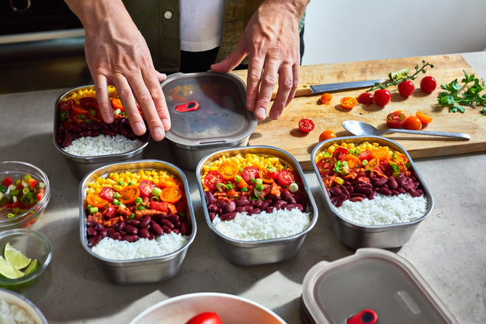 Black+Blum RVS Vershoudbakjes Set - Medium