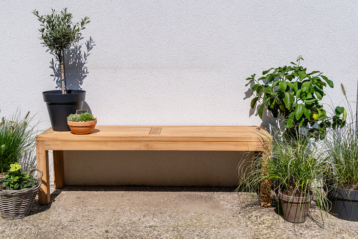 MaximaVida teakhouten bank Java 120 x 40 cm