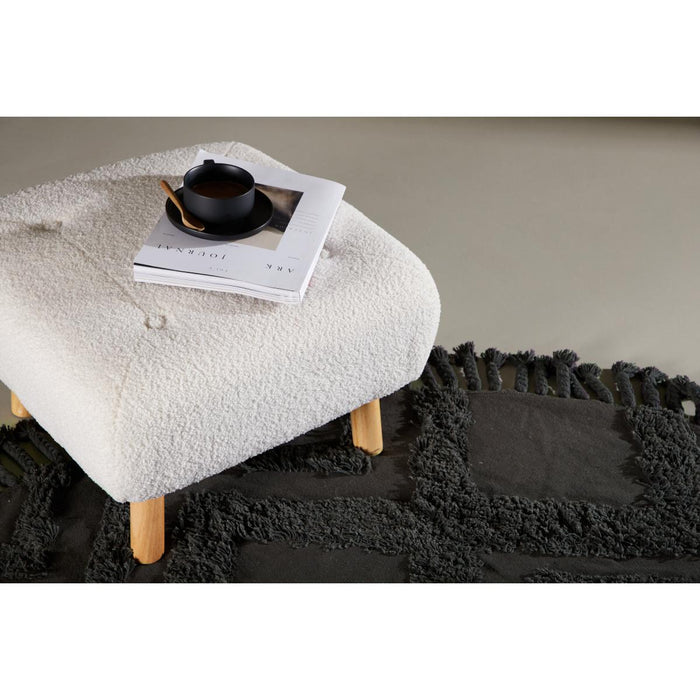 Svea - Kai poef - teddy - wit