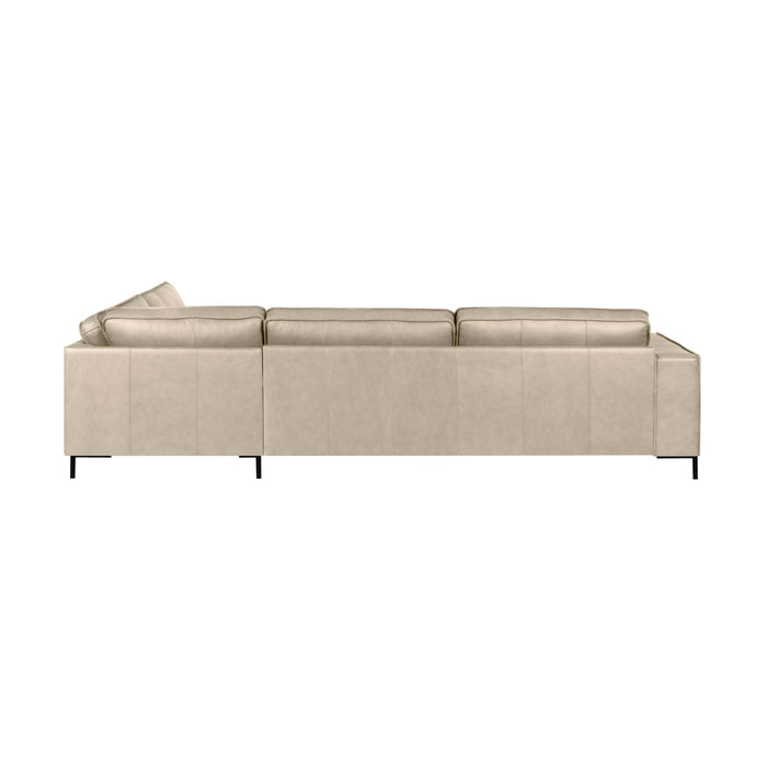 by fonQ Brisk Hoekbank Rechts - Buffelleer - Beige