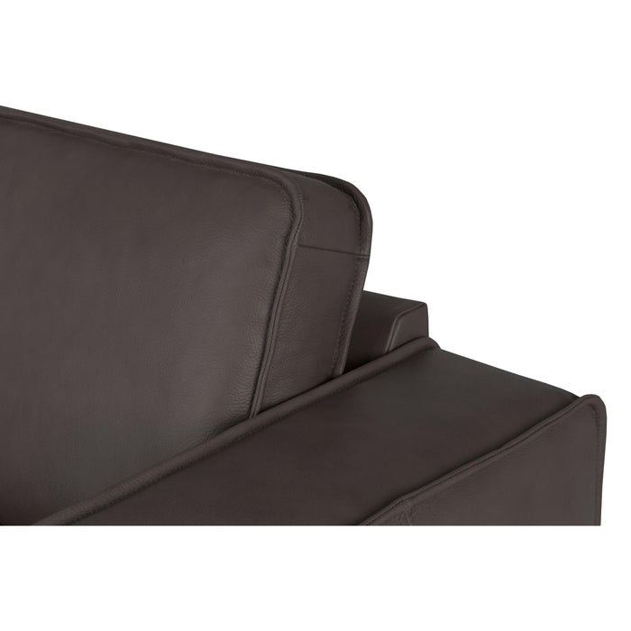 by fonQ Brisk Hoekbank met Chaise Longue Links - Buffelleer - Donkerbruin