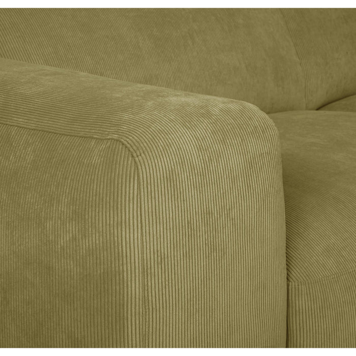 by fonQ Wonder 3-zitsbank - Rib - Mosgroen