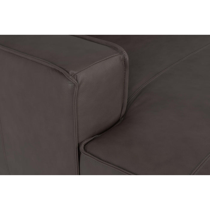 by fonQ Brisk 3-zitsbank - Buffelleer - Donkerbruin