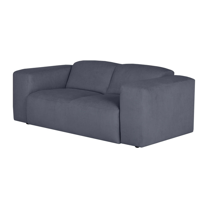 by fonQ Wonder 2-zitsbank - Rib - Blauwgrijs