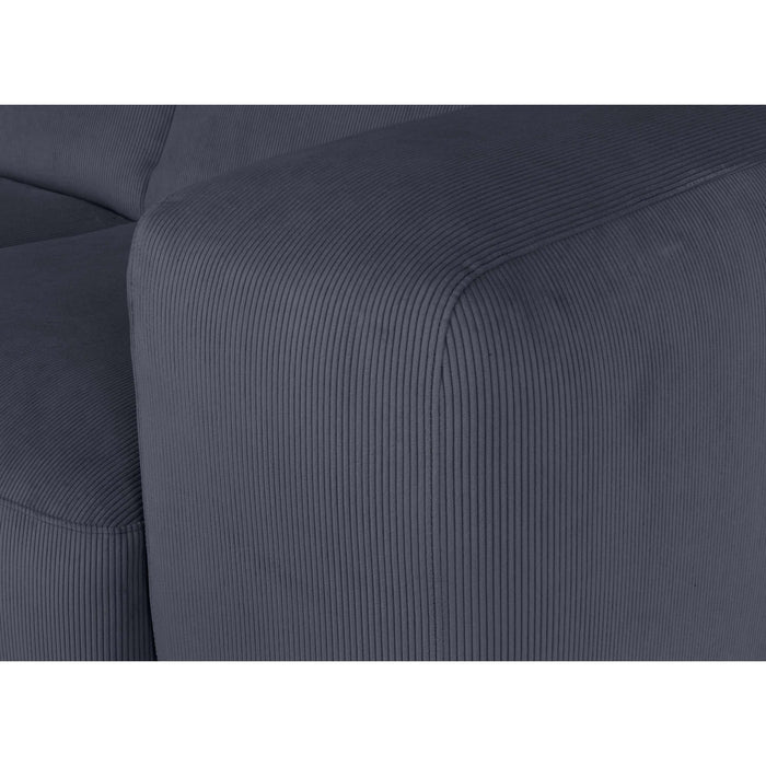 by fonQ Wonder 2-zitsbank - Rib - Blauwgrijs