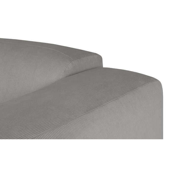 by fonQ Wonder 2-zitsbank - Rib - Grijs