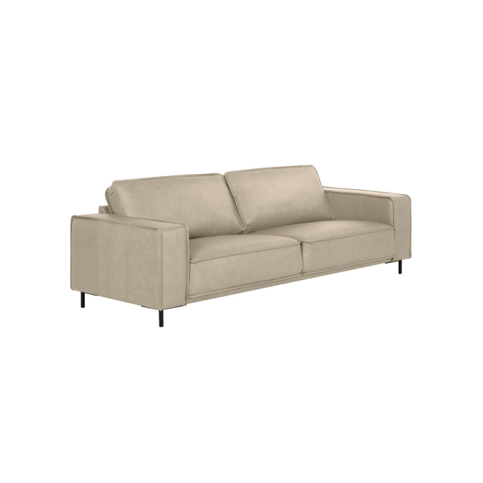 by fonQ Brisk 3-zitsbank - Buffelleer - Beige