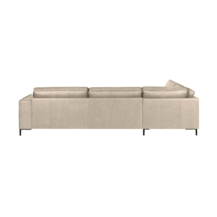 by fonQ Brisk Hoekbank Links - Buffelleer - Beige