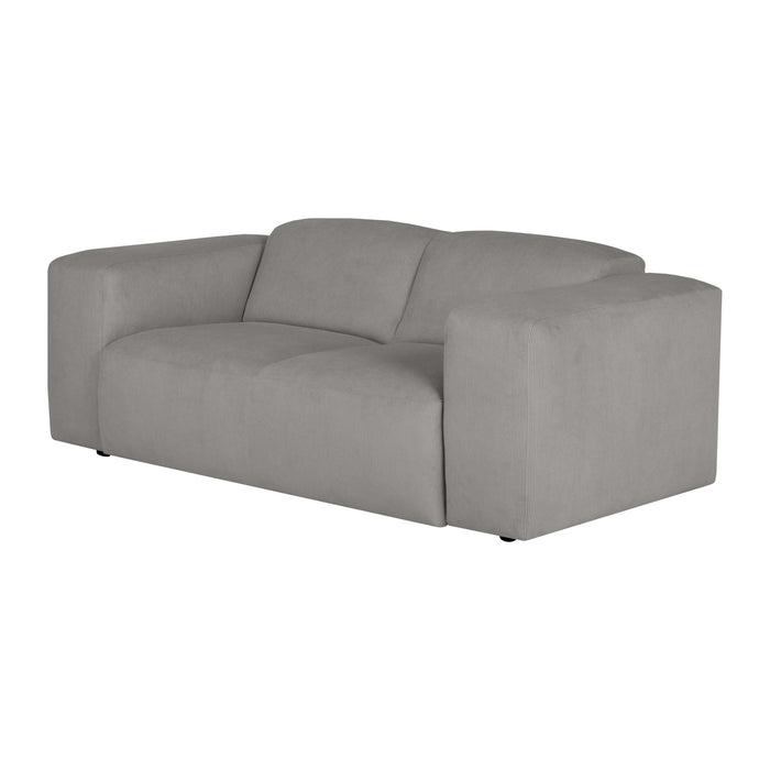 by fonQ Wonder 2-zitsbank - Rib - Grijs