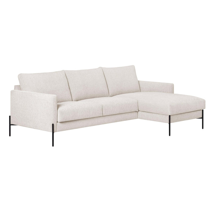 by fonQ Lunge Hoekbank met Chaise Longue Links / Rechts - Beige