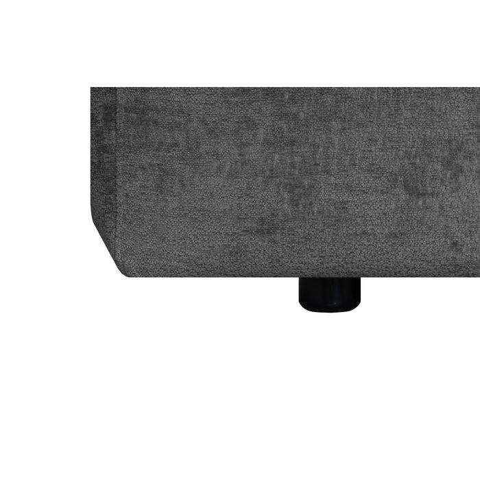 by fonQ Plume 3-zits Hoekbank met Chaise Longue Rechts - Chenille - Antraciet