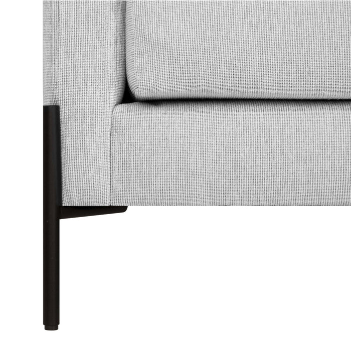 by fonQ Lunge Hoekbank Rechts - Lichtgrijs