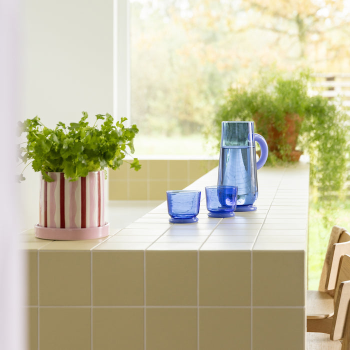 &k amsterdam Dew Karaf 1 L - Blauw