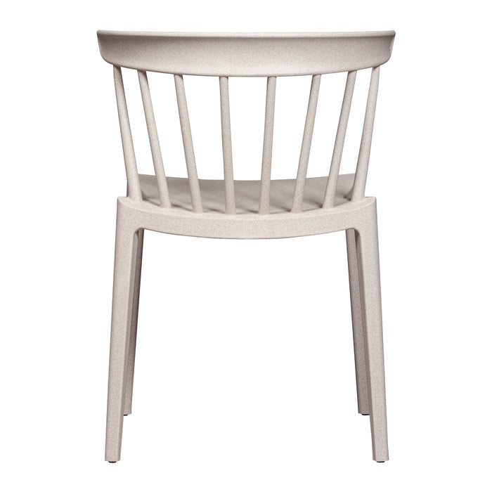 Woood Bliss Spijlenstoel - Off White Melange