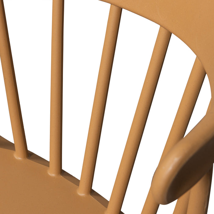 Woood Bliss Spijlenstoel - Caramel Melange