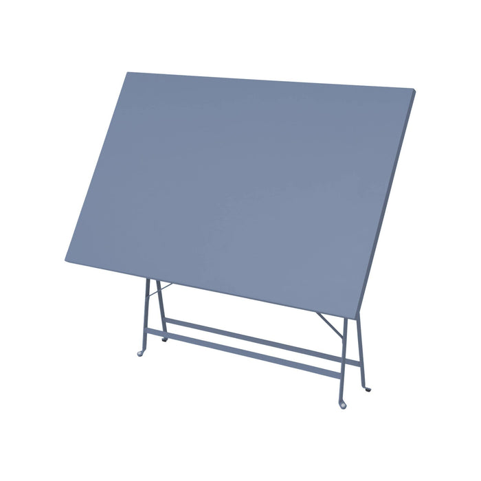 sweeek - Inklapbare metalen bistrotafel 110 x 70cm, voor 4 personen