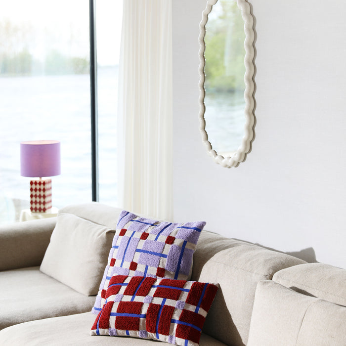 &klevering Zigzag Spiegel H 85 cm - Off White