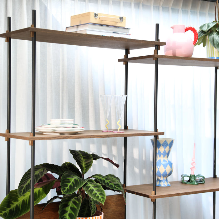 &klevering Rhombic Vaas - Blauw