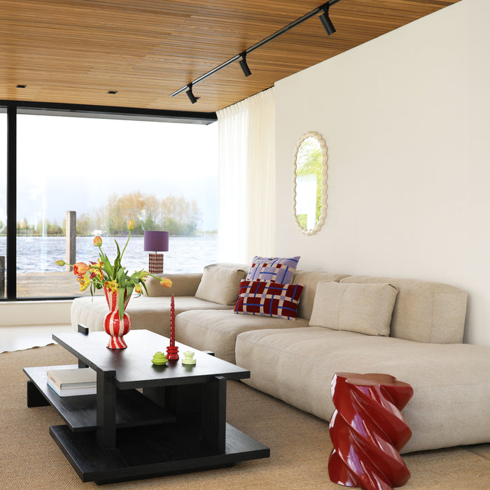 &klevering Rhombic Vaas - Blauw