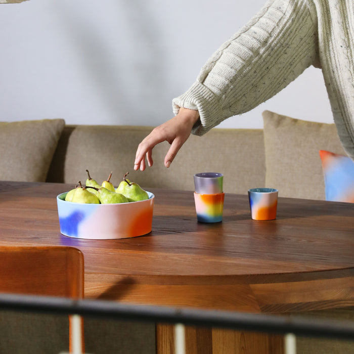 &k amsterdam Folk Bord Ø 17,5 cm - Set van 4