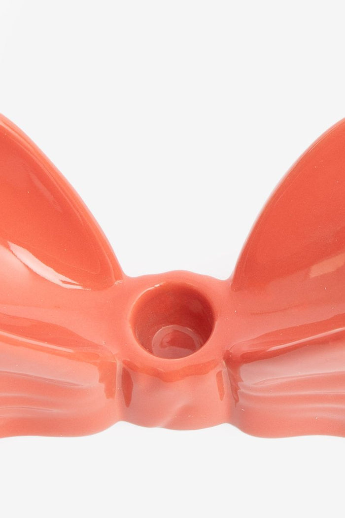 Sissy-Boy Roze kandelaar strik