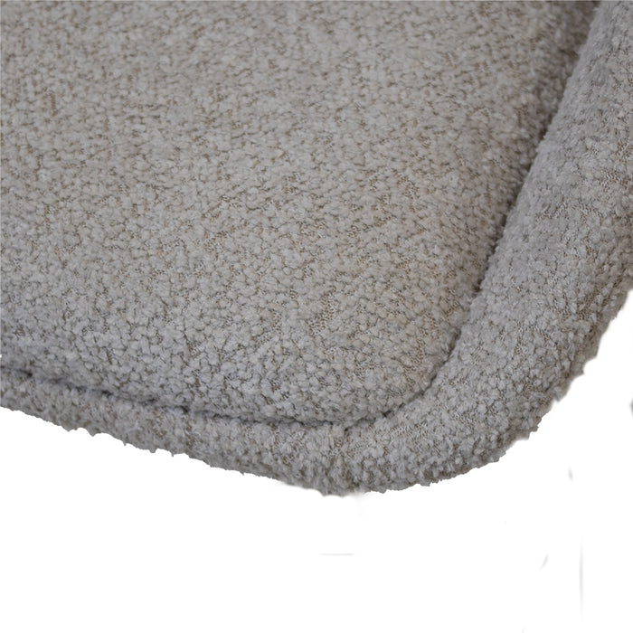 Giga Meubel - Barkruk Beige - Metaal|Stof - Jess - Set van 2