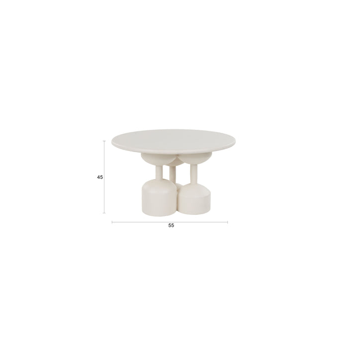 Housecraft Living Dec Bijzettafel Rond 70 cm Beige