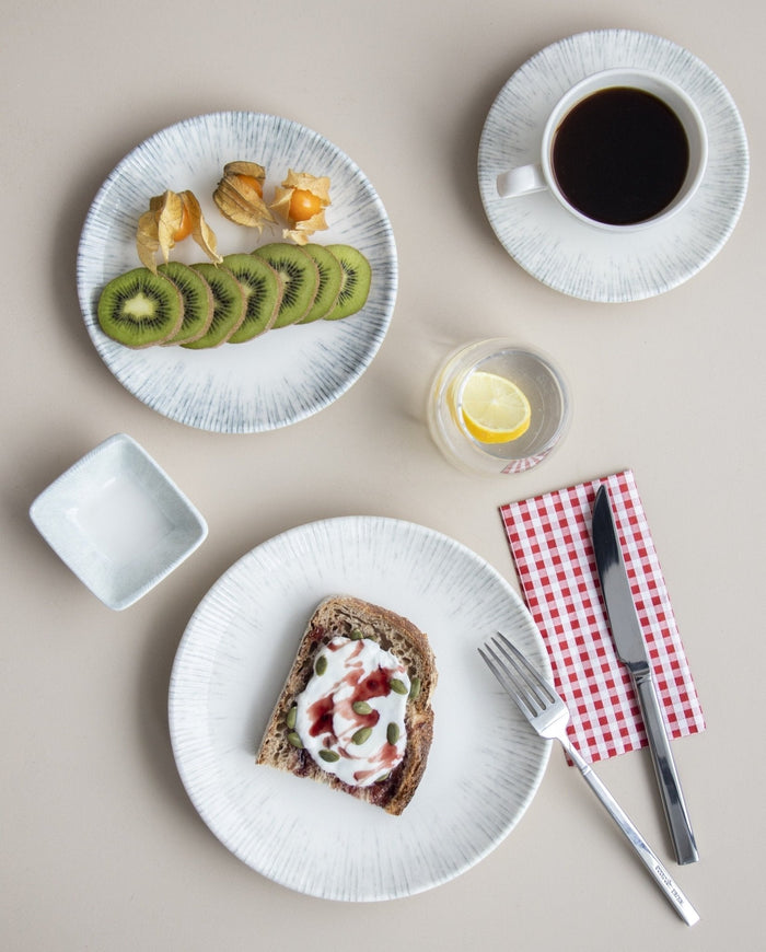 Bonna Dinerbord - Iris - Porselein - 30 cm - set van 6