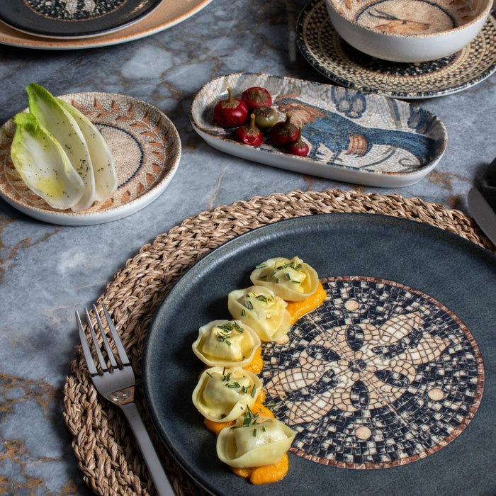 Bonna Dinerbord - Mesopotamia - Porselein - 28 cm - set van 6