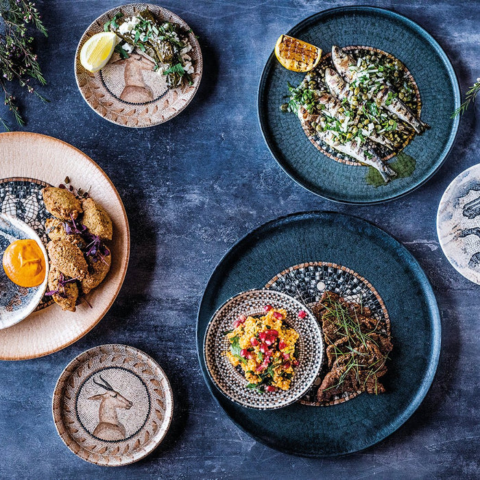 Bonna Dinerbord - Mesopotamia - Porselein - 28 cm - set van 6