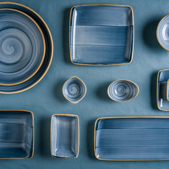 Bonna Pastabord - Aura Dusk - Porselein - 28 cm (400cc) - set van 2