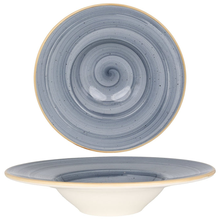 Bonna Pastabord - Aura Dusk - Porselein - 28 cm (400cc) - set van 2