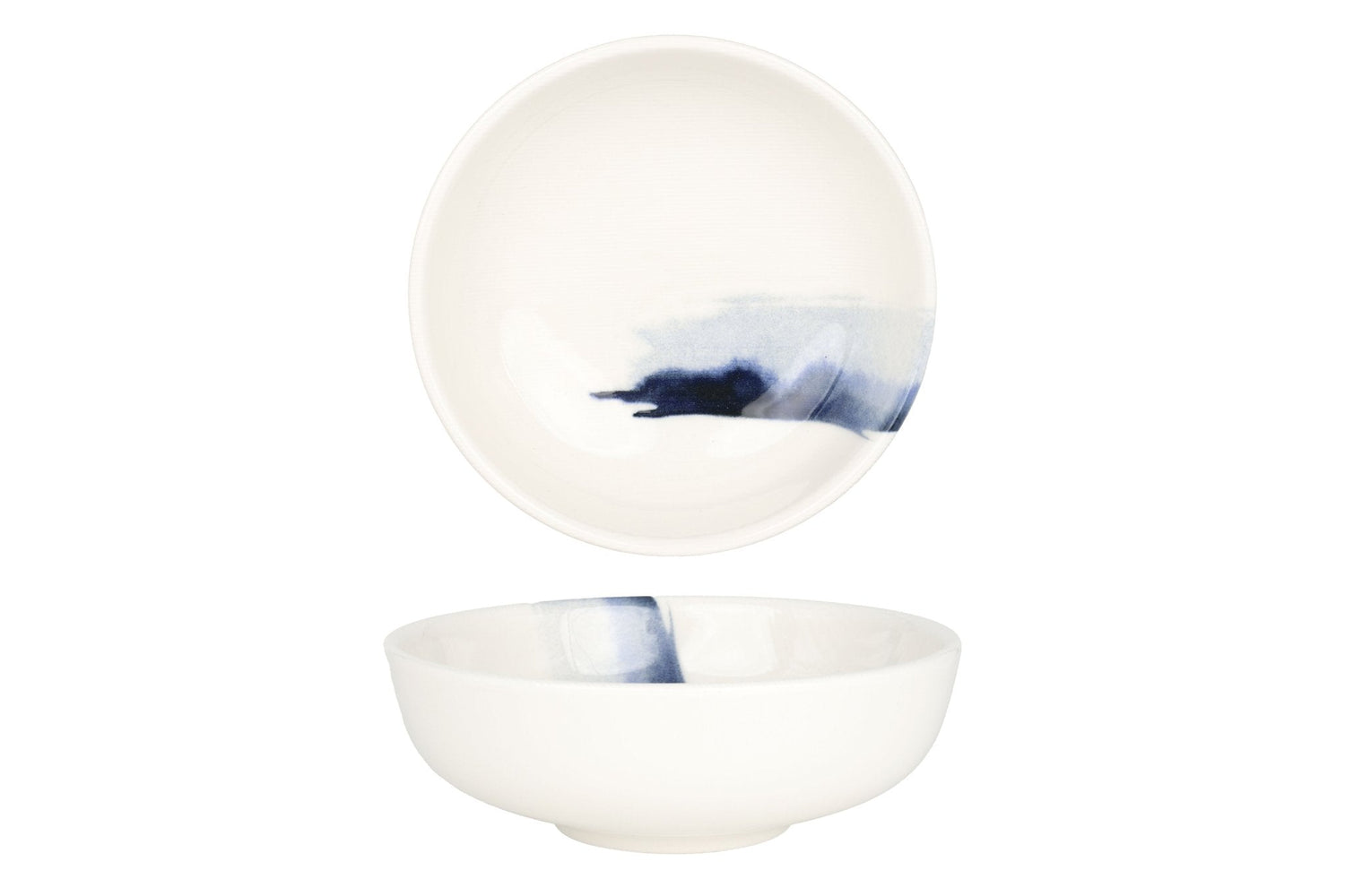 Bonna Kommetje - Blue Wave - Porselein - 14 cm (400cc) - set van 6