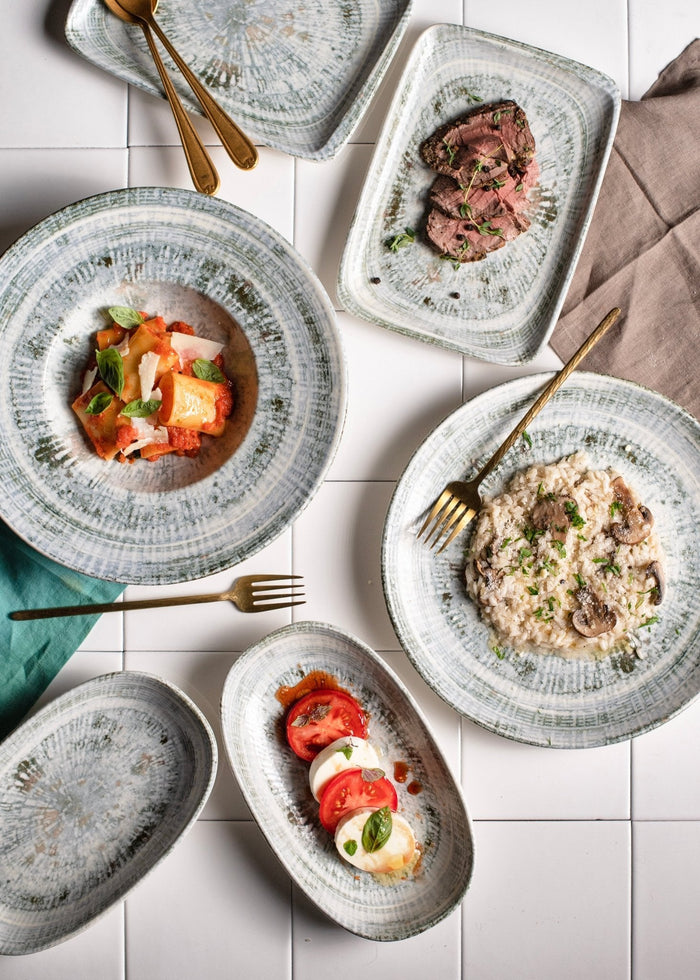 Bonna Serveerschaal - Odette - Porselein - 15x8.5 cm - set van 4