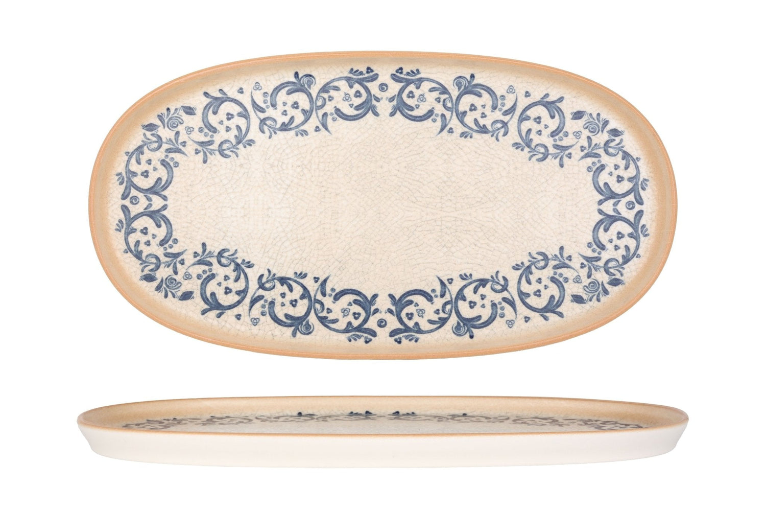 Bonna Serveerschaal - Viento - Porselein - 30 cm - set van 2