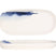 Bonna Serveerschaal - Blue Wave - Porselein - 21 cm - set van 2