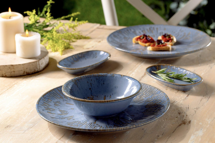 Bonna Gebaksbord - Sky Snell - Porselein - 23 cm - set van 6